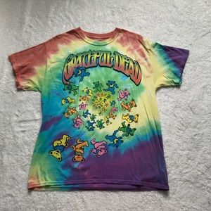 Tie Dye Grateful Dead Dancing Bear T-Shirt